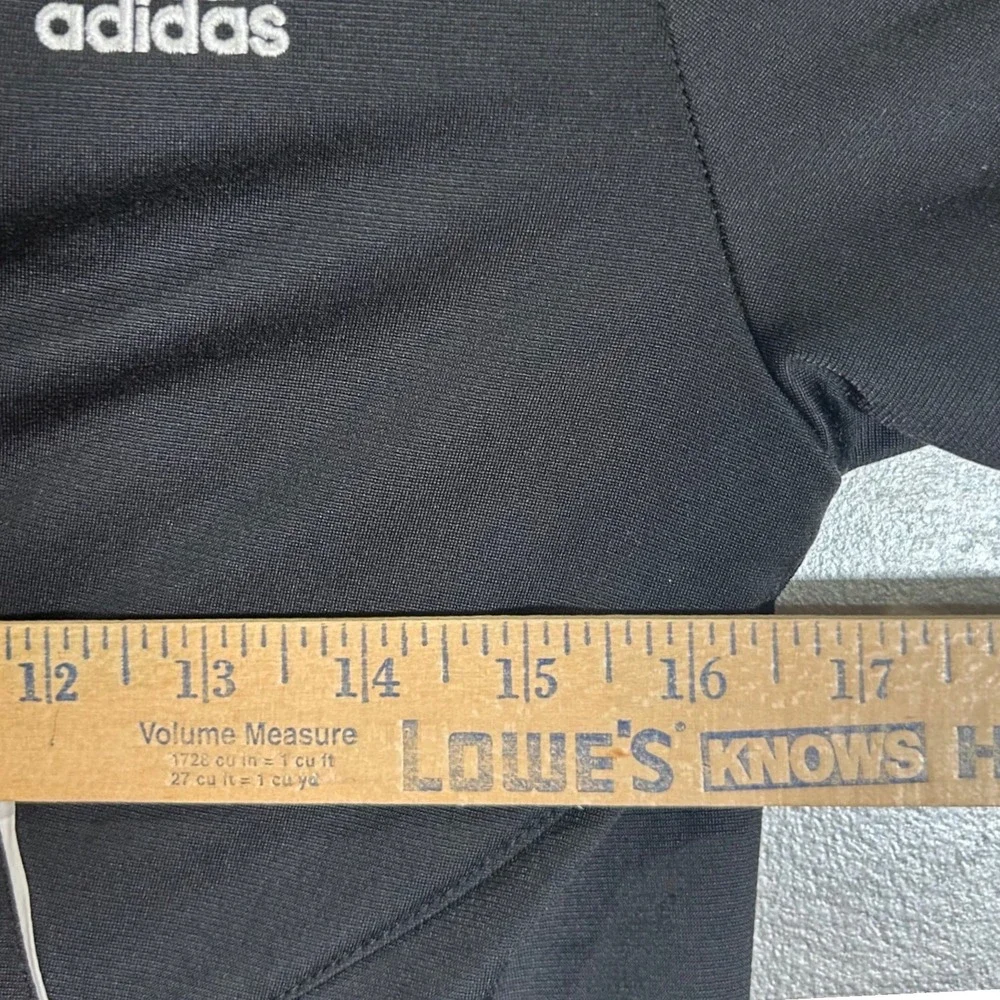 Adidas Kids Black Full Zip Track Jacket White Piping Size‎ Medium